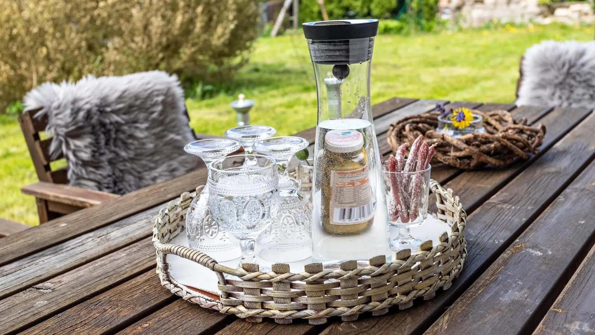 Ferienwohnung Mit Garten Fuer Naturliebhaber Unterwoessen
